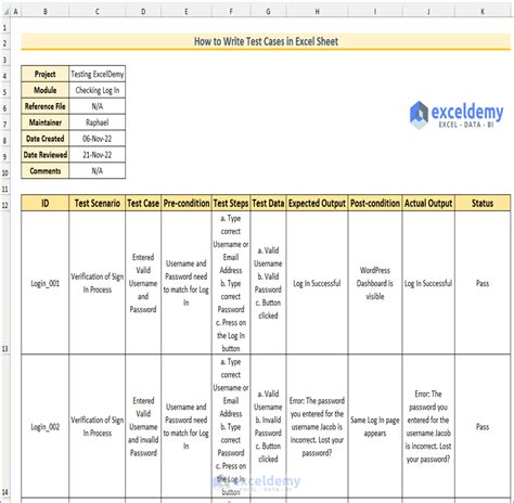 How to Write Test Cases in Excel: A Step.